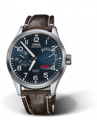 Oris Big Crown ProPilot Calibre 111 Stainless Steel / Blue / Alligator 01 111 7711 4165-Set 1 22 72FC