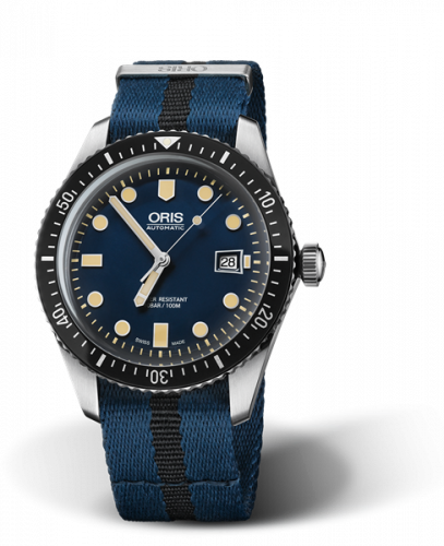 Oris Divers Sixty-Five 42 Stainless Steel / Blue / NATO 01 733 7720 4055-07 5 21 28FC