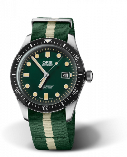 Oris Divers Sixty-Five 42 Stainless Steel / Green / NATO 01 733 7720 4057-07 5 21 24FC
