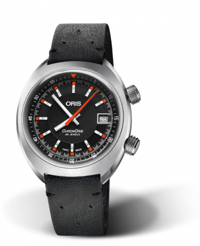 Oris Chronoris Date / Black / Black Leather 01 733 7737 4054-07 5 19 44