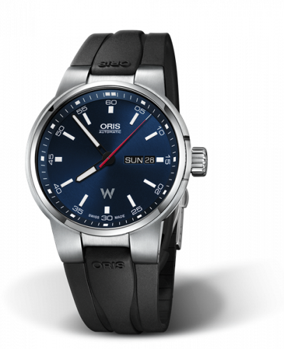 Oris Williams Day Date Stainless Steel / Blue / Rubber 01 735 7740 4155-07 4 24 54FC