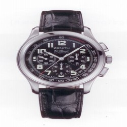 Zenith Class Sport El Primero Stainless Steel / Black / Strap 03.0510.400/24.C492