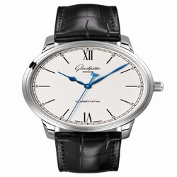 Glashutte Original Senator Excellence Stainless Steel / Silver / Alligator / Folding 1-36-01-01-02-50