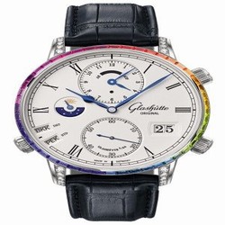 Glashutte Original Senator Cosmopolite White Gold / Rainbow / Alligator / Folding 1-89-02-01-40-30