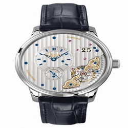 Glashutte Original PanoMaticInverse Stainless Steel / Silver / Alligator / Folding 1-91-02-02-02-30