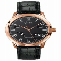 Glashutte Original Senator Perpetual Calendar Red Gold / Black / Alligator / Folding 100-02-25-05-05