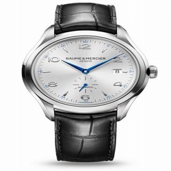 Baume & Mercier Clifton Automatic Stainless Steel / Silver / Strap 10052