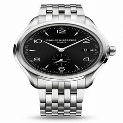 Baume & Mercier Clifton Automatic Stainless Steel / Black / Bracelet 10100
