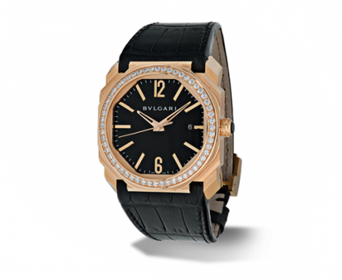 Bulgari Octo Solotempo 41 Pink Gold Diamonds 102039