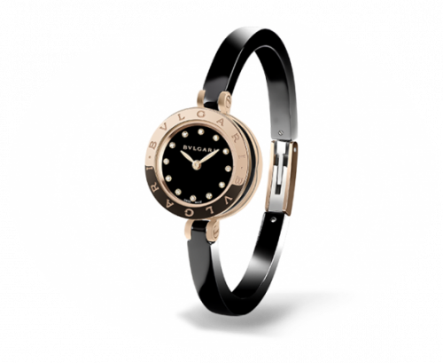 Bulgari B.Zero1 Pink Gold Ceramic Black 102087