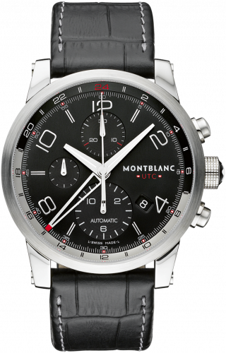 Montblanc TimeWalker Chrono Voyager UTC Black 107336
