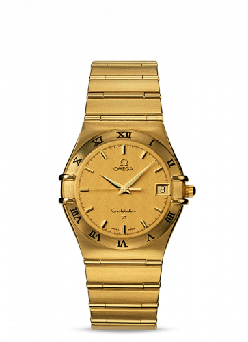Omega Constellation Quartz 33.5 '95 Yellow Gold / Champagne 1112.10.00