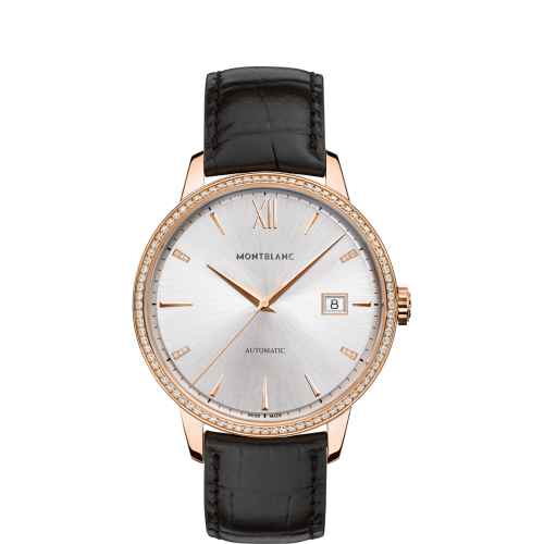 Montblanc Heritage Spirit Date Automatic 39mm Red Gold Diamond 112144
