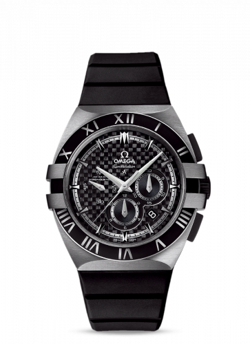 Omega Constellation Co-Axial 41 Chronograph Double Eagle Titanium / Carbon / Rubber 121.92.41.50.01.001