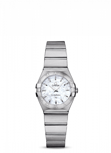 Omega Constellation Quartz 24 Brushed Stainless Steel / MOP 123.10.24.60.05.001