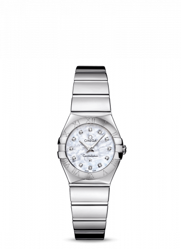 Omega Constellation Quartz 24 Polished Stainless Steel / MOP 123.10.24.60.55.002