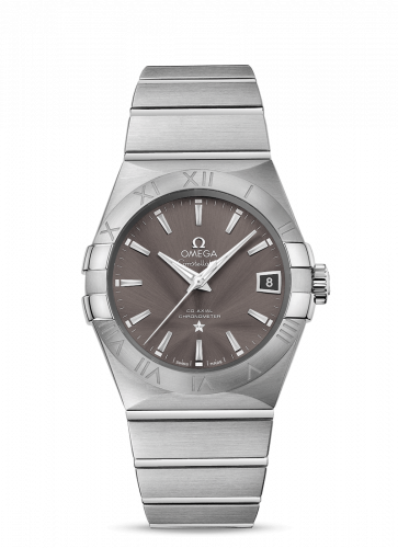 Omega Constellation Co-Axial 38 Stainless Steel / Grey 123.10.38.21.06.001