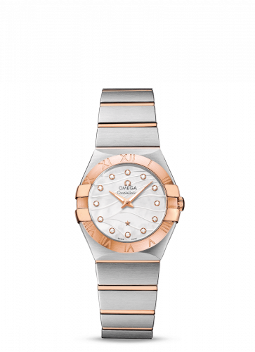 Omega Constellation Quartz 27 Stainless Steel / Red Gold / MOP 123.20.27.60.55.006