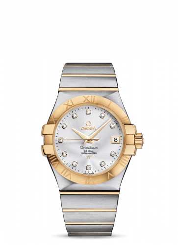 Omega Constellation Co-Axial 35 Stainless Steel / Yellow Gold / Silver 123.20.35.20.52.002