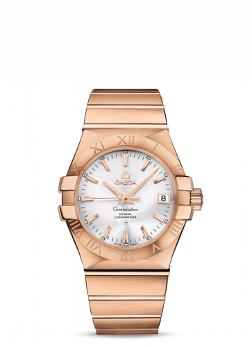 Omega Constellation Co-Axial 35 Red Gold / Silver 123.50.35.20.02.001