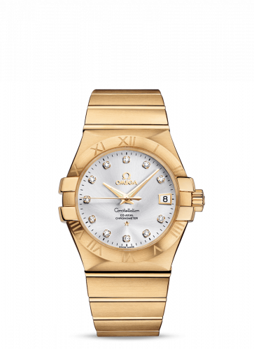 Omega Constellation Co-Axial 35 Yellow Gold / Silver 123.50.35.20.52.002