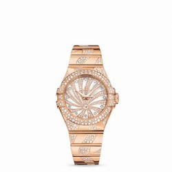Omega Constellation Co-Axial 31 Red Gold / Snow / Diamond Supernova 123.55.31.20.55.008