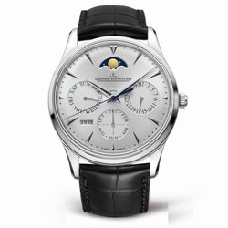 Jaeger-LeCoultre Master Ultra Thin Perpetual Stainless Steel / Silver / Boutique Edition 130842J
