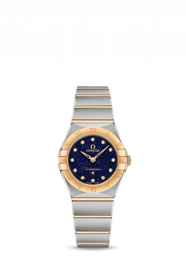Omega Constellation Manhattan 25 Quartz Stainless Steel / Yellow Gold / Aventurine 131.20.25.60.53.001