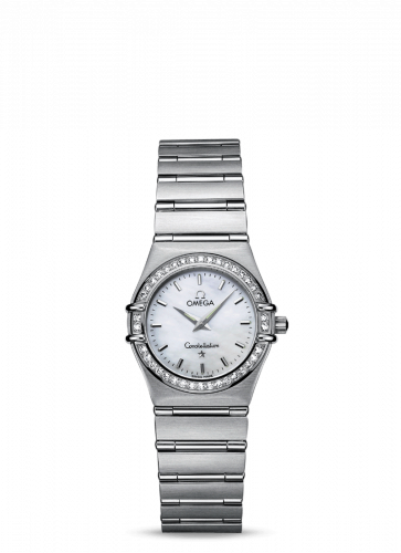 Omega Constellation Quartz 25.5 '95 Stainless Steel / Diamond / MOP 1476.71.00