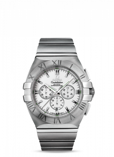 Omega Constellation Co-Axial 41 Chronograph Double Eagle Stainless Steel / White / Bracelet 1514.20.00