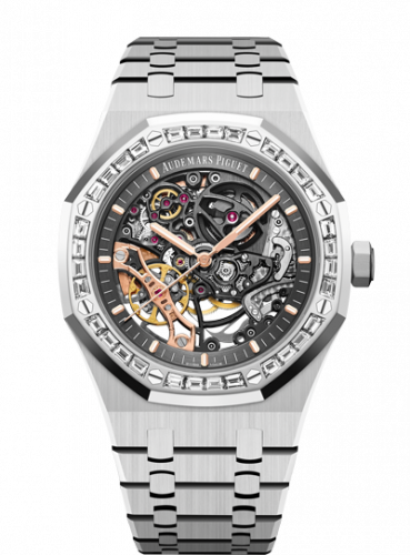 Audemars Piguet Royal Oak 41 Double Balance Wheel Openworked White Gold / Diamond 15412BC.ZZ.1220BC.01
