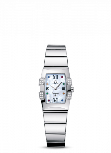 Omega Constellation Quadrella Quartz 25 Stainless Steel / MOP 1585.79.00
