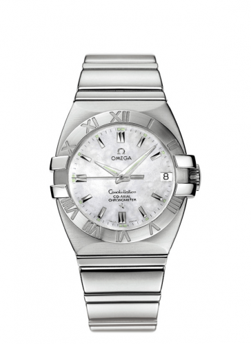 Omega Constellation Co-Axial 31 Double Eagle Stainless Steel / MOP 1590.70.00