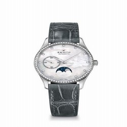 Zenith Elite Ultra Thin Lady Moonphase MOP / Diamond 16.2310.692/81.C706