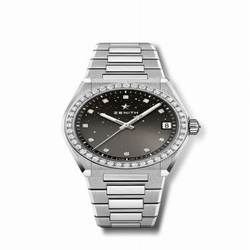 Zenith Defy Midnight Stainless Steel / Diamond / Grey 16.9200.670/02.MI001