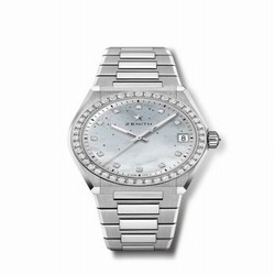Zenith Defy Midnight Stainless Steel / Diamond / MOP 16.9200.670.03.mi001