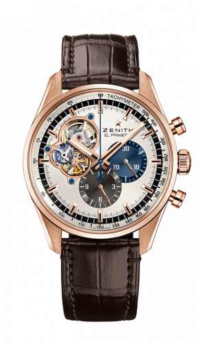 Zenith El Primero Chronomaster 1969 Gold / Silver / Alligator 18.2040.4061/69.C494