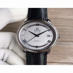 Omega De Ville Prestige Co-Axial 39.5MM 424.13.40.20.02.003 GP V2 Stainless Steel Silver 