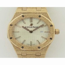 Audemars Piguet Royal Oak Frosted Gold Quartz 33MM 67653 OM Rose Gold Silver 
