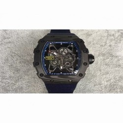 Richard Mille RM35-01 Rafael Nadal Forged Carbon Skeleton Blue 