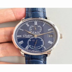 Glashutte Original Senator Chronometer 1-58-01-05-34-30 Noob Stainless Steel Blue 