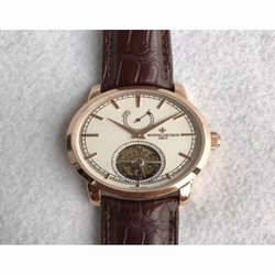Vacheron Constantin Patrimony Traditionnelle 14-Day Tourbillon 89000 TF Rose Gold White