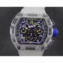 Richard Mille RM011-FM Shappire Blue & Skeleton 