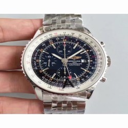 Breitling Navitimer World A2432212/B726-443A JF Stainless Steel Black 