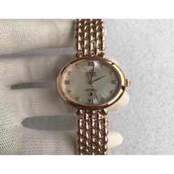 Omega De Ville Dewdrop 424.50.33.20.05.002 XF Rose Gold Mother Of Pearl 