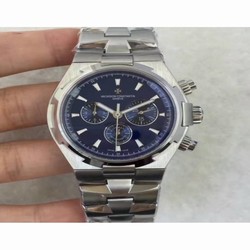 Vacheron Constantin Overseas Chronograph Stainless Steel Blue 