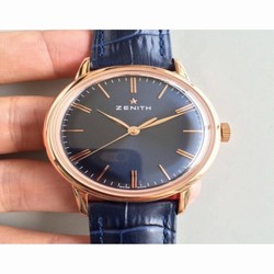 Zenith Elite 6150 150TH Anniversary 18.2270.6150/01.C498 ND Rose Gold Blue 