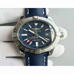 Breitling Avenger II GMT A3239011/C872/105X/A20BA.1 Noob Stainless Steel Blue 