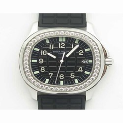 Patek Philippe Aquanaut Luce Ladies 5067A-001 JJ Stainless Steel & Diamonds Black 