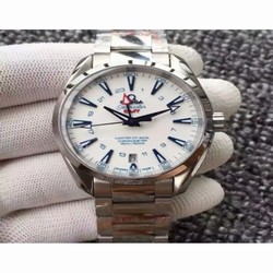 Omega Seamaster Aqua Terra 150M GMT 231.90.43.22.04.001 43MM JH Stainless Steel White 